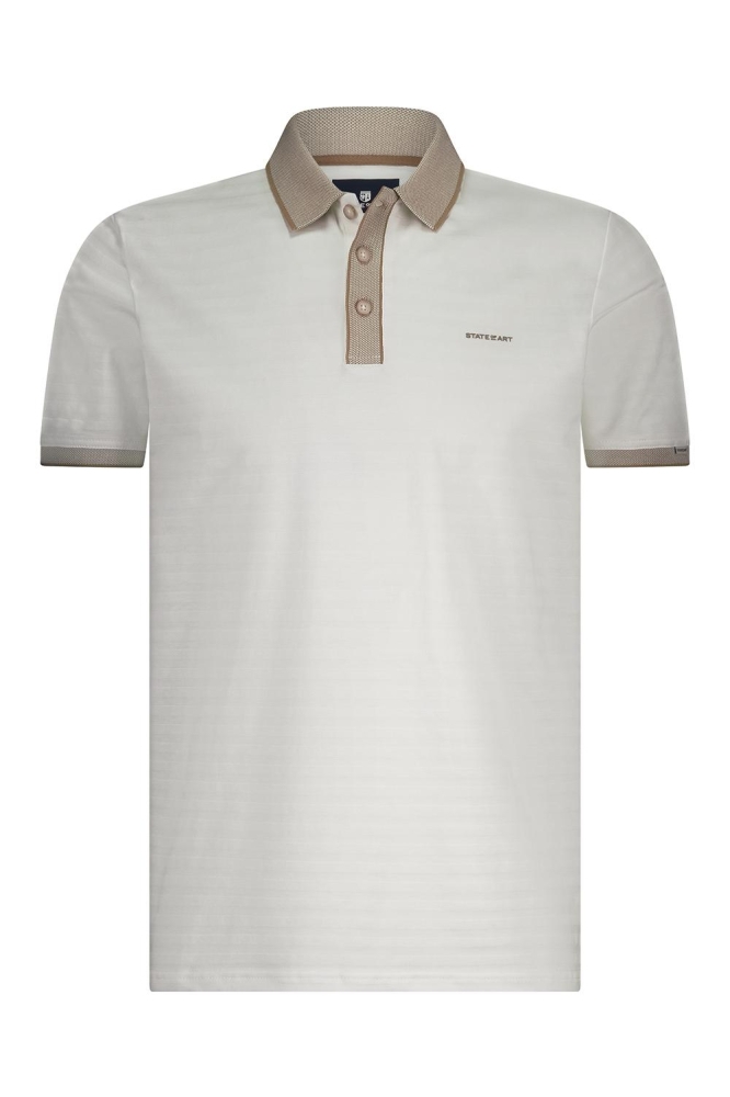 JERSEY POLO MET STRUCTUURPATROON 481 15901 1116